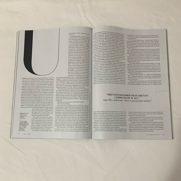 Vanity Fair Greta Gerwig “The Unstoppable” Issue December 2023/2024 Magazine - Picture 3 of 9